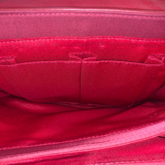 Red Liz Claiborne Handbag Purse - Picture 6 of 16